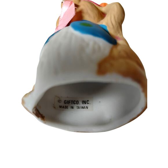 π Vintage Porcelain Bells ππ¦π» Hand Painted Set of 4 - Picture 13 of 15